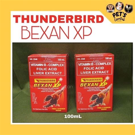 bexan xp|Thunderbird Bexan XP 100ml .
